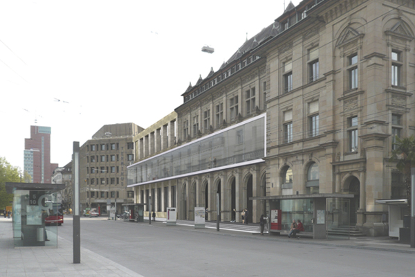 Umbau Post Winterthur, manser architektur, Christian Manser, Entwurf